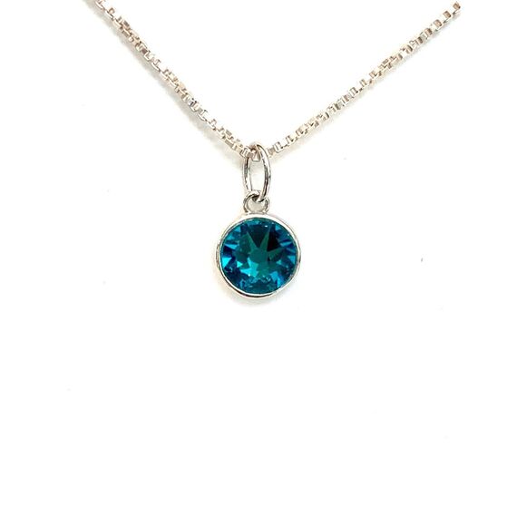 .925 May Emerald with Box Chain #birthstone #May - Picture 1 of 4